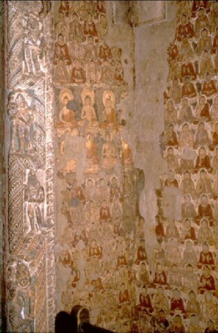 Ajanta - grotte 2, antichambre du temple - Inde VI - VII s